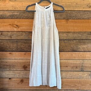 Young Threads Vintage Boho Linen like Dress Size L NWT